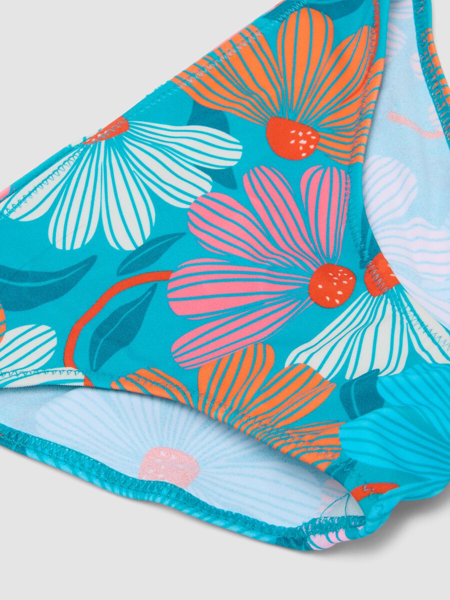 Girls&rsquo; multicolour floral print bikini_3