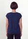 Blue pure viscose V-neck T-shirt, regular fit_2