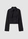 Fitted Full-zip Shirt Black_0