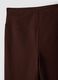 Brown flared leggings in breathable stretch fabric ALTAVIA STUDIO_7