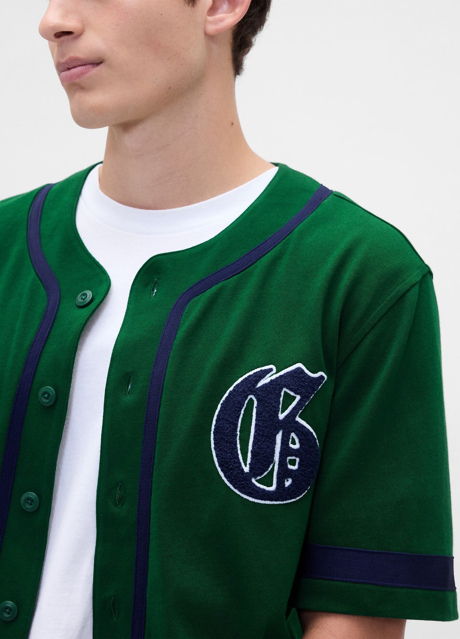 Green Cotton Cardigan