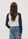 Blue stretch crew-neck top_2