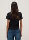 Black pure cotton short-sleeve T-shirt_3