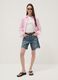Multicolour stripe pure cotton oversized fit shirt_1