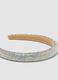 Beige headband with multicolour rhinestones for girls and teens_1