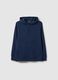 Blue regular fit cotton hoodie for boys_3