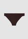 Brown ribbed stretch microfibre briefs_2