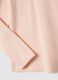 Girls' Pink Pure Cotton T-shirt Regular Fit with Bow_3