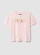 Pink organic cotton Mickey Mouse pyjama T-shirt_4
