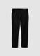Black slim-fit jeans in cotton and viscose blend_7