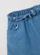 Baby girls&rsquo; shorts in 100% multicoloured cotton denim with regular fit_3