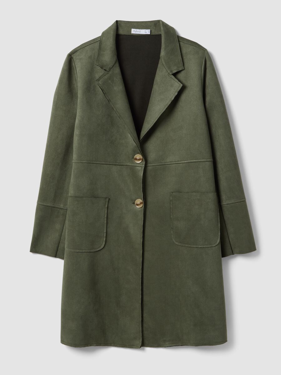 Regular fit light green jacket with large pockets_4