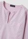 Regular-fit multicolour striped pure cotton shirt with chest pocket_5
