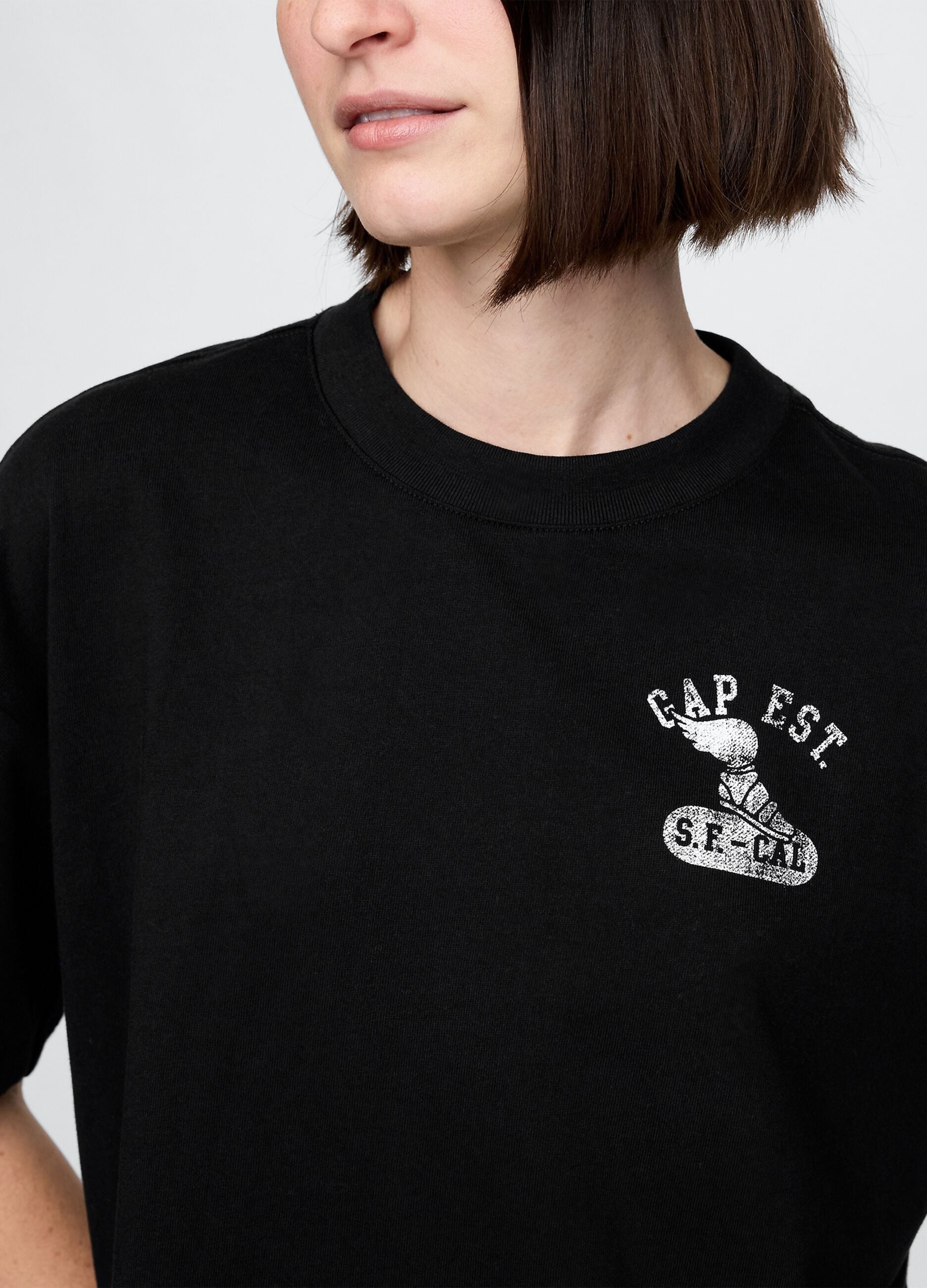 Black GAP Cotton T-shirt