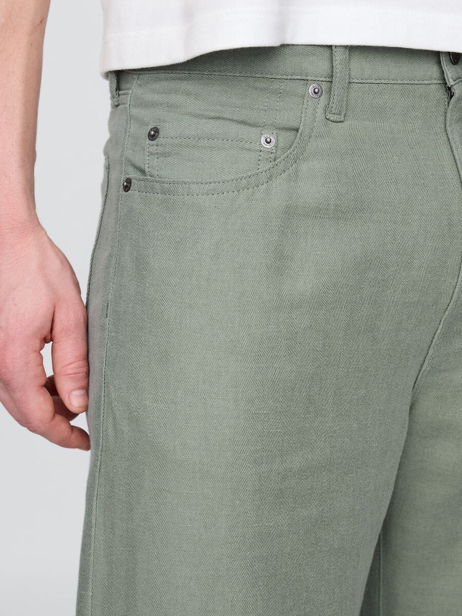 Pantaloni in lino e cotone_4
