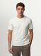 White organic cotton slim-fit short-sleeve T-shirt_0