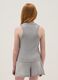 Grey stretch cotton tank top_1