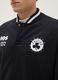 Black cotton blend jacket regular fit with Boston Celtics logo_3