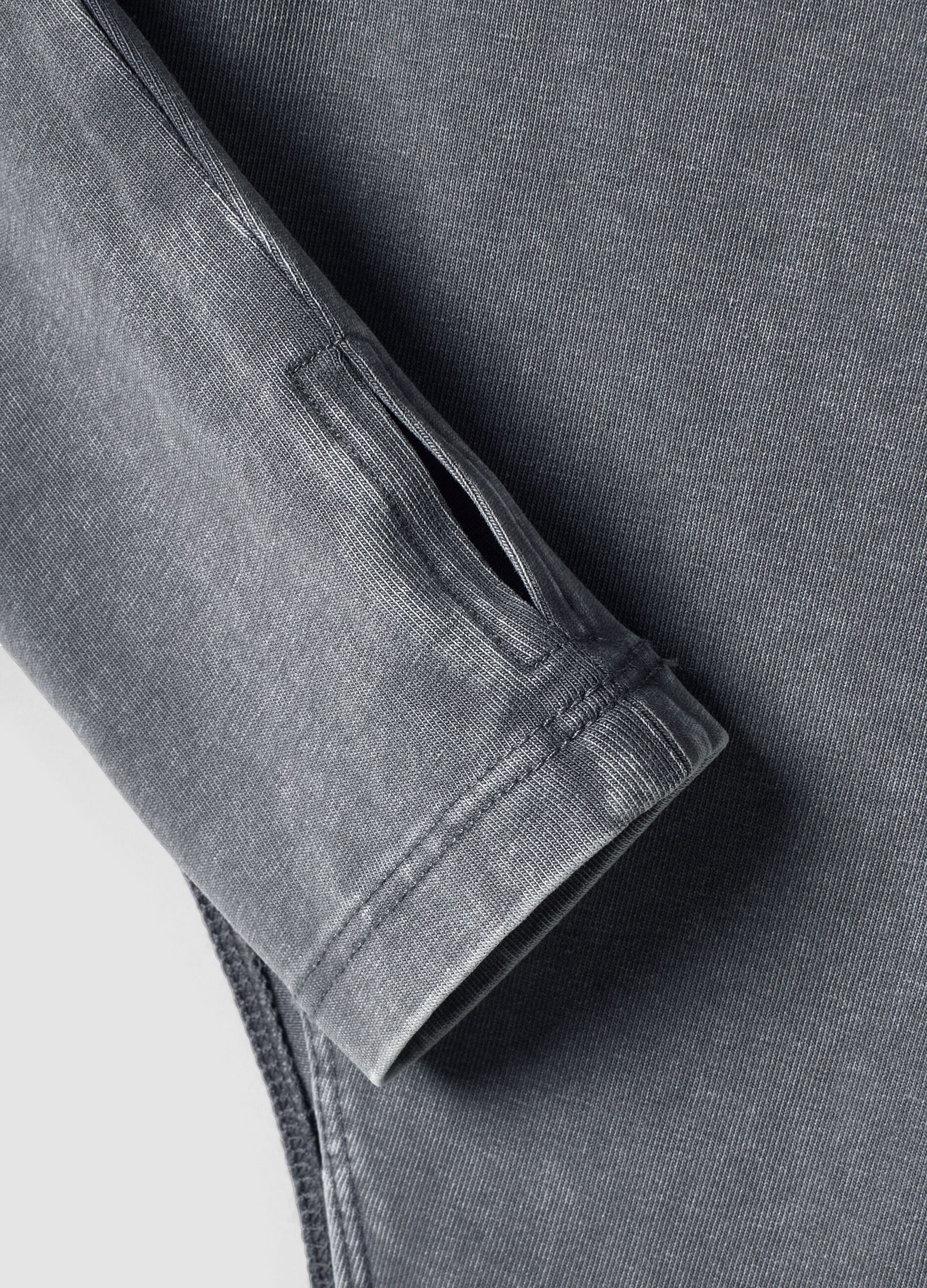Asymmetrical Bodysuit Washed Grey