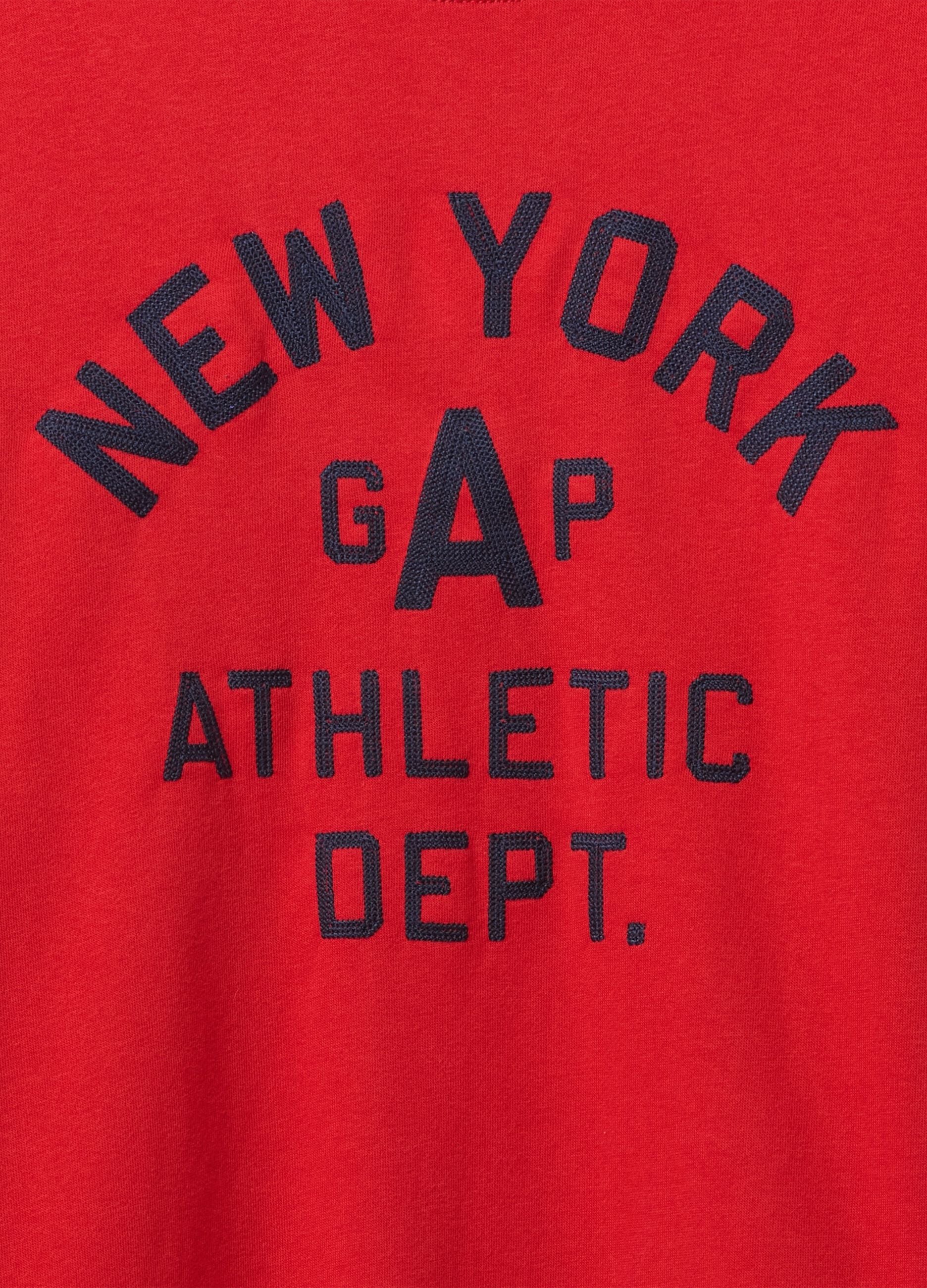 Red Sweatshirt with Gap and New York Print