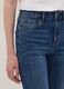 Blue stretch cotton flare jeans_3