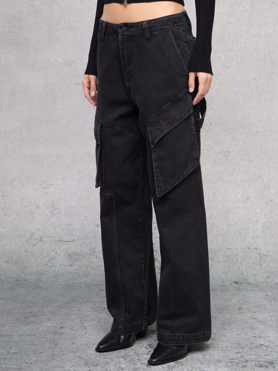 Vintage Black Cargo Denim_2