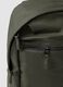 Green water-repellent backpack with front pocket_1