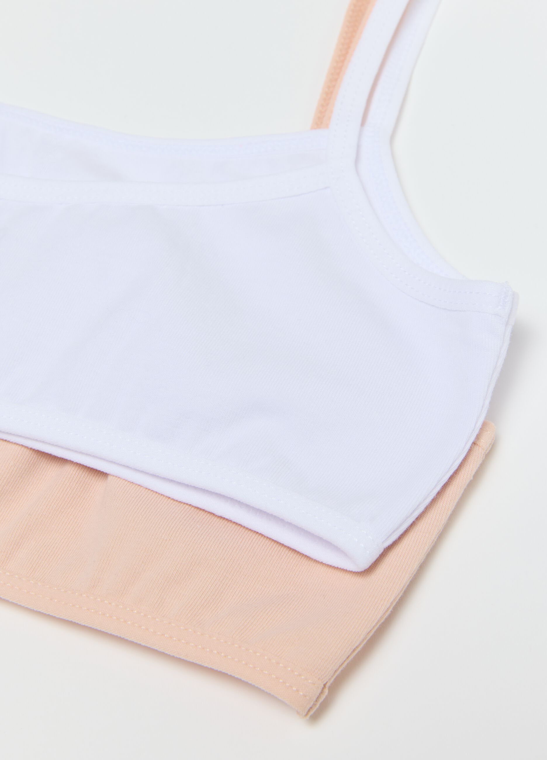 Girls' Multicolor Comfortable Cotton Bra Pack with Stretch