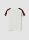 White pure-cotton crew-neck T-shirt with Detroit print_5
