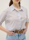 White striped pure cotton regular-fit shirt_3