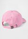Pink cotton baseball cap_1
