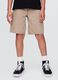 Beige Denim Bermuda Shorts_1
