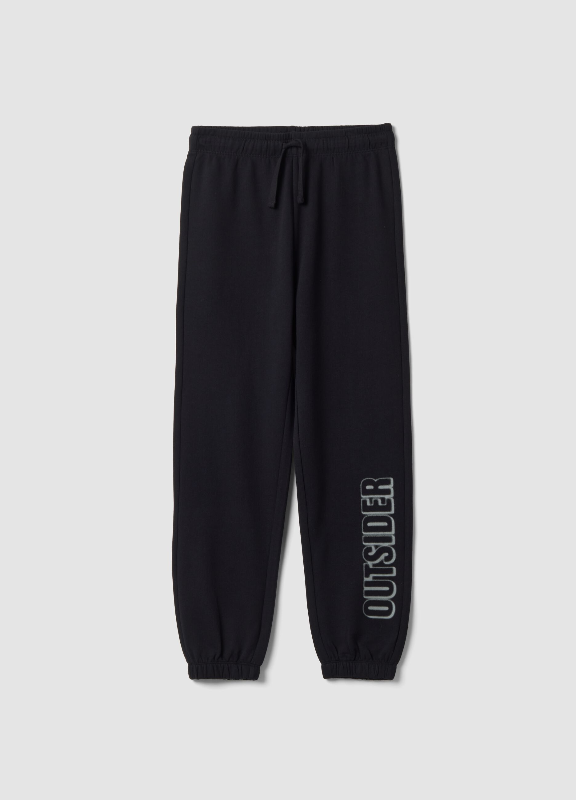 Blue jogger trousers in 100% organic cotton