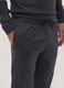 Grey organic cotton pyjamas with Henley neckline_2