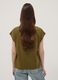 Green pure cotton regular-fit short-sleeve T-shirt_3