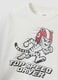 White pure cotton crew-neck T-shirt with Top Speed Driver print_2