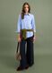Light blue poplin shirt with white stripes, regular fit_1
