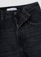 Black pure cotton wide-leg jeans with studs_5