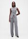 Grey Waistcoat in Stretch Fabric_1
