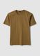 Brown pure cotton relaxed-fit T-shirt_4