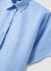 Light blue pure linen regular-fit shirt_5
