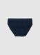 Boys' Regular Fit Stretch Cotton Blue Briefs_0