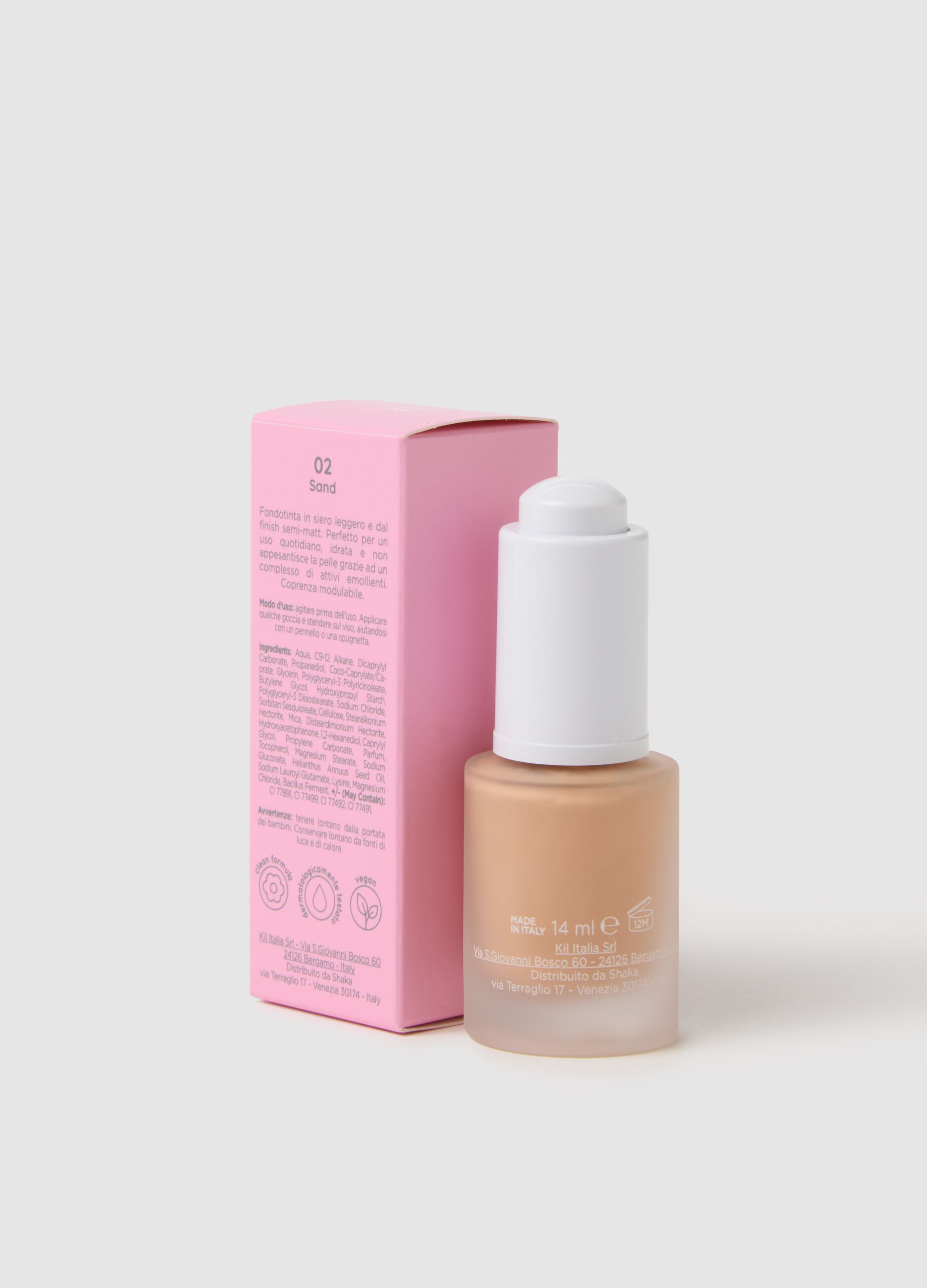 Pink Serum Foundation 02 Sand
