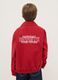 Red pure cotton jacket regular fit for boys_1