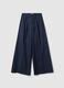 Wide-leg fluid trousers with darts_4