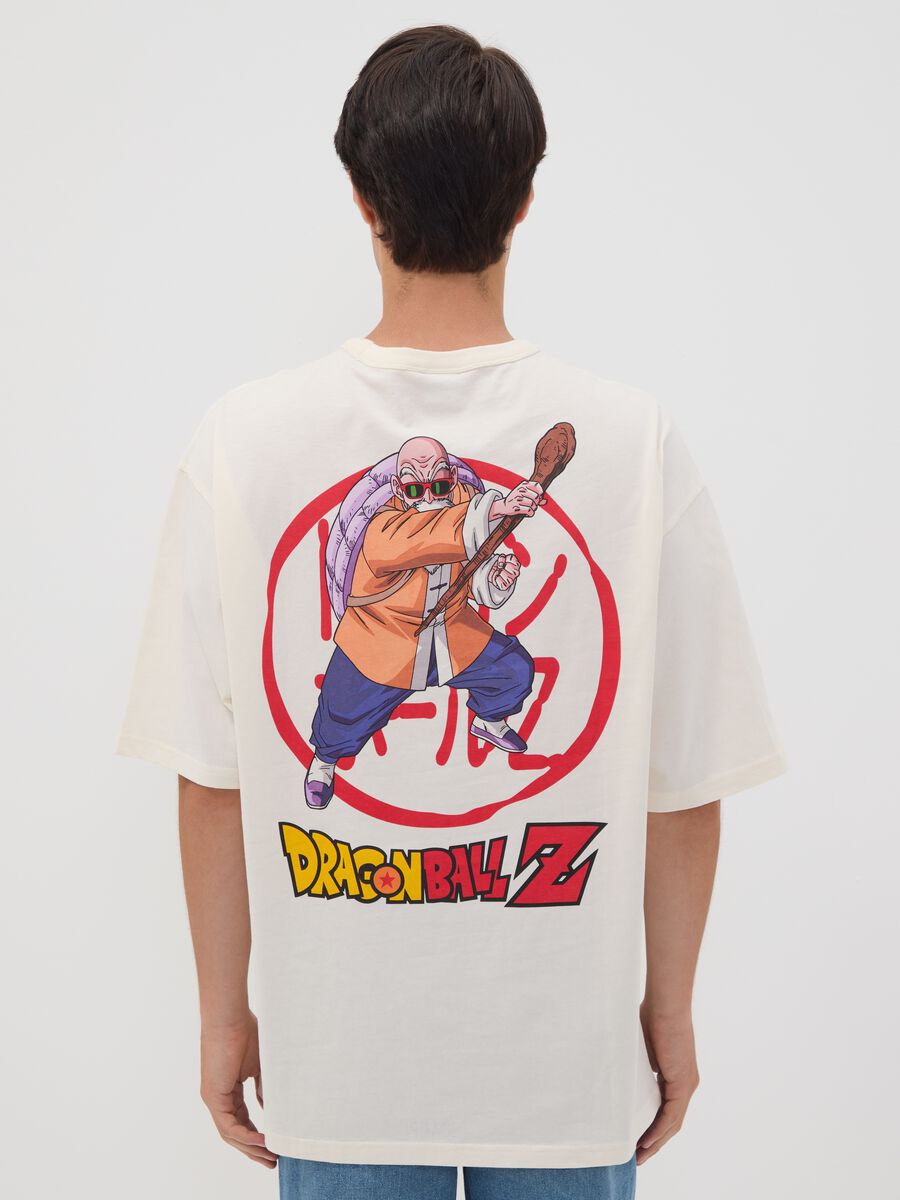 White pure cotton T-shirt with Dragon Ball Z print_3