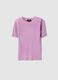 Girls' Regular Fit Purple Ribbed Viscose Blend Jumper_3