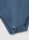 Pack of 2 blue organic cotton crew-neck baby bodysuits with puppy print_2