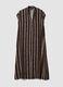 Brown striped viscose-blend midi dress_5