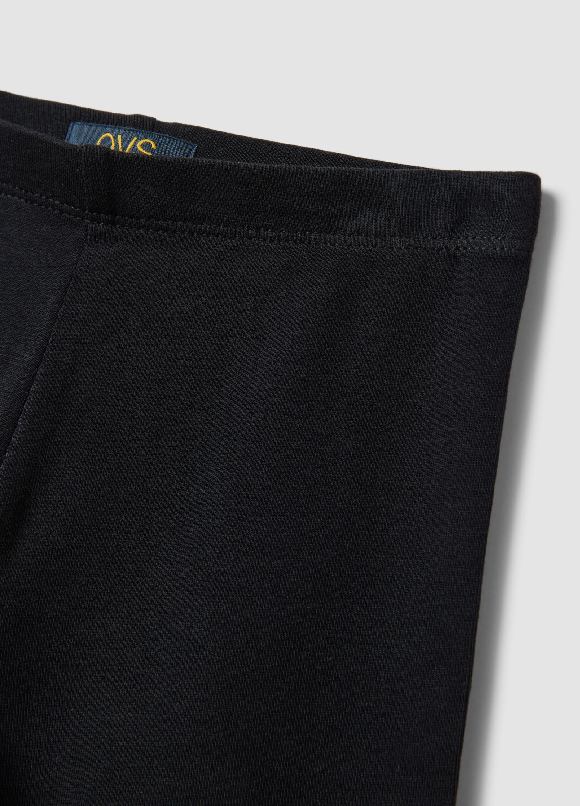Blue organic cotton shorts